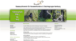 Desktop Screenshot of hovawarte-hamburg.de